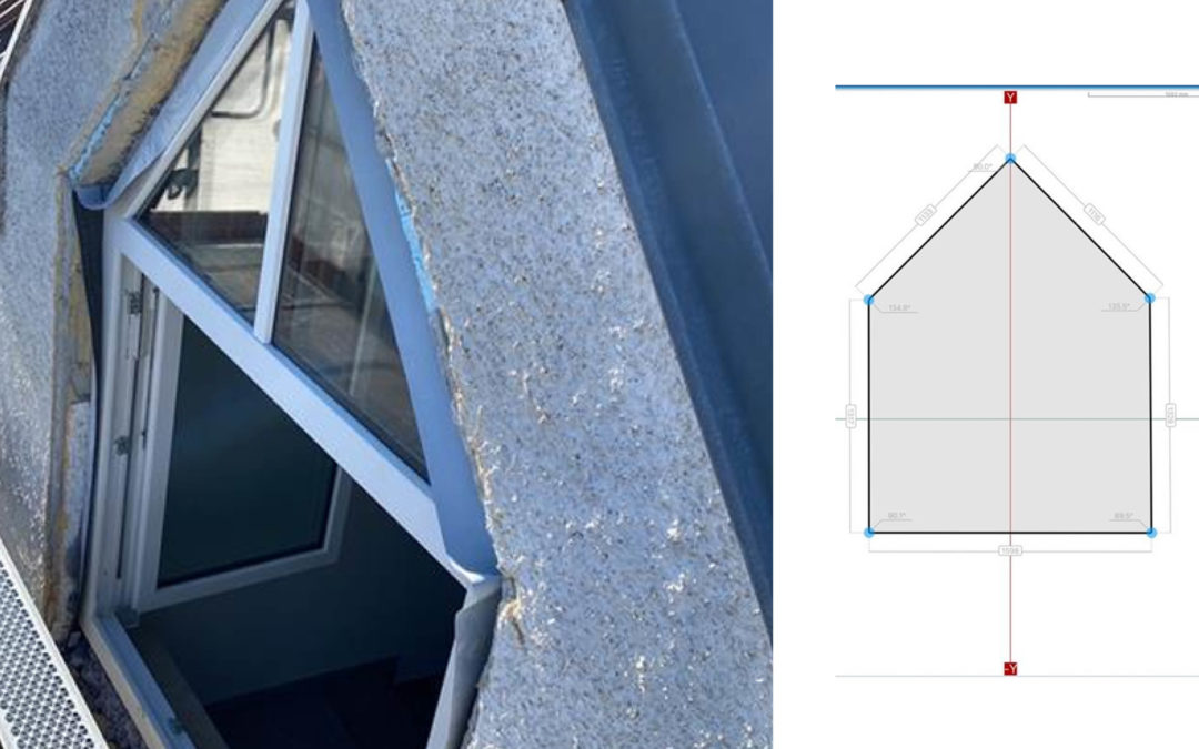 Measure Gable Windows and Custom Window Shapes