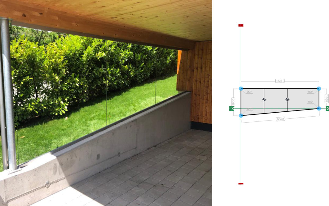Measure a Glass Carport Side Panel