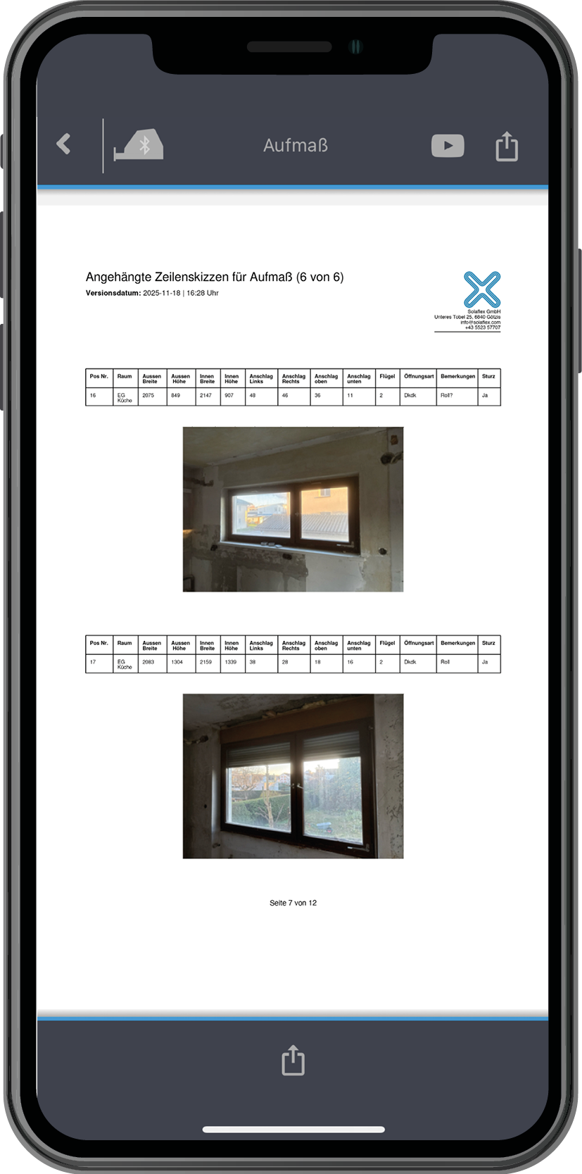 Handy mit Screens Aufmaßblatt_Fenster_04