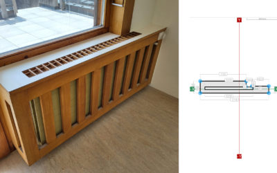 Präzises Aufmaß einer Fensterbank